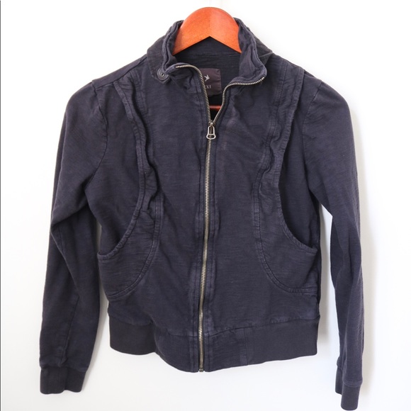 Forever 21 Utility Style Zip Up Sweater - Picture 5 of 6